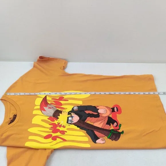 Naruto Orange T-shirt Mens XL Anime Graphic T-Shirt BOX LUNCH Shippuden - Picture 5 of 7